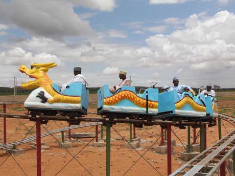 Mini theme park kids roller coaster for sale