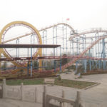 roller coaster track in our factory