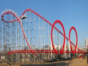 3 Ring Roller Coaster for Sale
